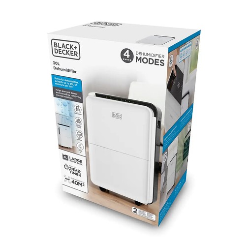 Black decker dehumidifier - black, 30