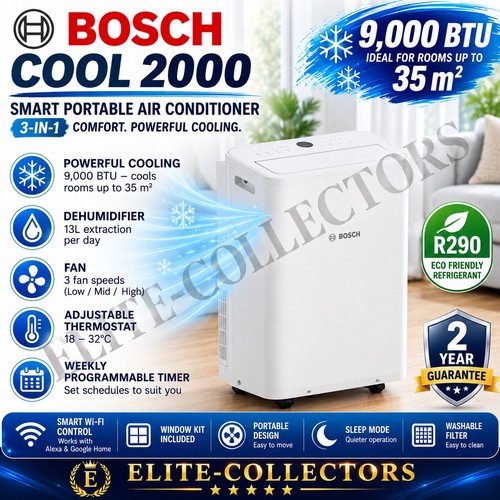 Bosch cool 2000 9000 btu - -,